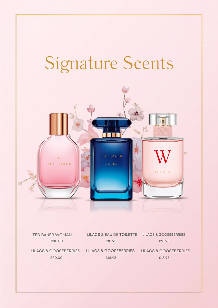 Ted Baker W EDT branded fragrance banner