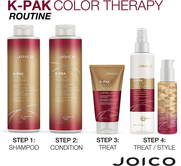 K-Pak Color Therapy Shampoo & Conditioner Liter Duo - Ultimate Color Care for Vibrant Hair!