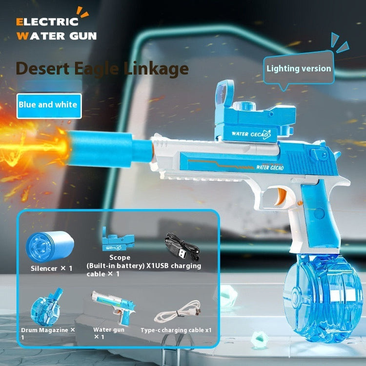 Fire Rat Electric Water Pistol Cool Light Full Automatic Water Spray Gun Summer Toy Sports Entertainment Children Gifts AC223 - Get Me Products