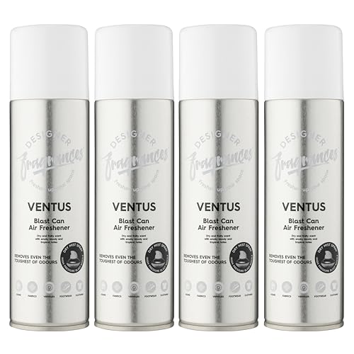 Designer Fragrances 6 Pack Favourites Bundle - Luxury Air Freshener Blast Cans - For Home & Vehicles – Natural Oils, Lasting Smell, Dry Mist Quick Release Spray – Deodorise & Neutralise Odours – 300ml - Get Me Products