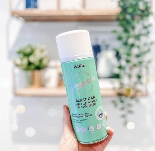 Designer Fragrances Fleur Blast Can – Air Freshener & Sanitiser, Use in the Car, At Home, On Furniture, On Shoes – Dry Mist Quick Release Spray – Spray Once to Deodorize & Neutralise Smells – 400ml - Get Me Products