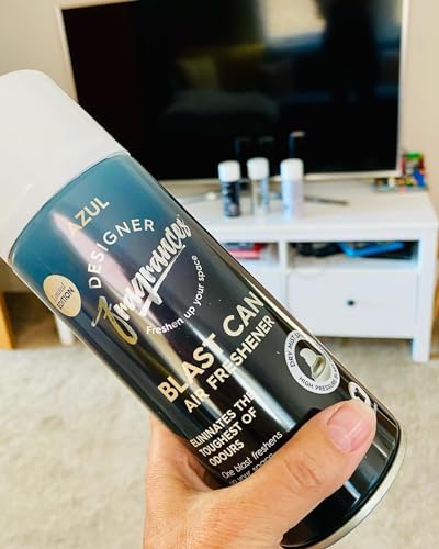 Designer Fragrances 6 Pack Favourites Bundle - Luxury Air Freshener Blast Cans - For Home & Vehicles – Natural Oils, Lasting Smell, Dry Mist Quick Release Spray – Deodorise & Neutralise Odours – 300ml - Get Me Products
