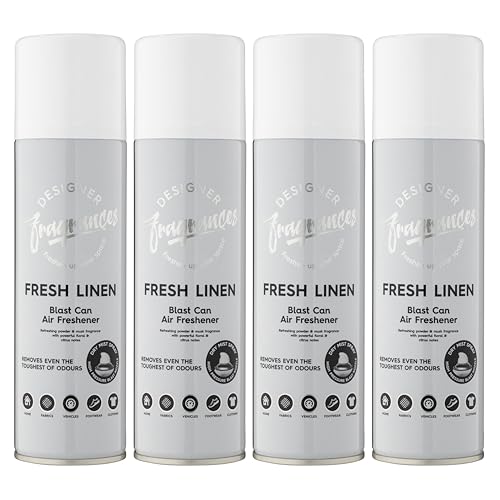 Designer Fragrances 6 Pack Favourites Bundle - Luxury Air Freshener Blast Cans - For Home & Vehicles – Natural Oils, Lasting Smell, Dry Mist Quick Release Spray – Deodorise & Neutralise Odours – 300ml - Get Me Products