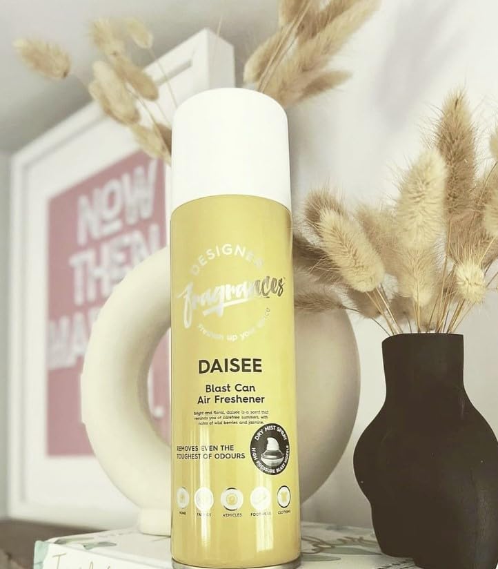 Designer Fragrances 6 Pack Favourites Bundle - Luxury Air Freshener Blast Cans - For Home & Vehicles – Natural Oils, Lasting Smell, Dry Mist Quick Release Spray – Deodorise & Neutralise Odours – 300ml - Get Me Products