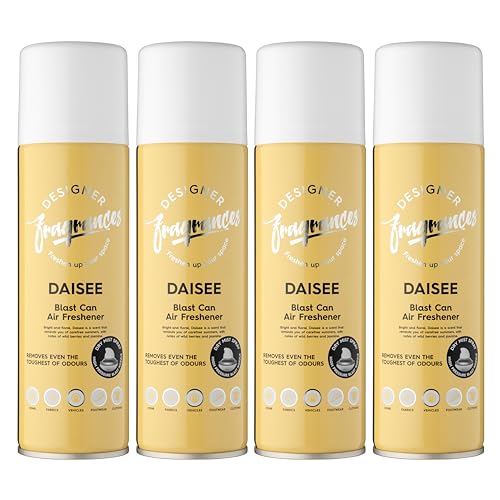 Designer Fragrances 6 Pack Favourites Bundle - Luxury Air Freshener Blast Cans - For Home & Vehicles – Natural Oils, Lasting Smell, Dry Mist Quick Release Spray – Deodorise & Neutralise Odours – 300ml - Get Me Products