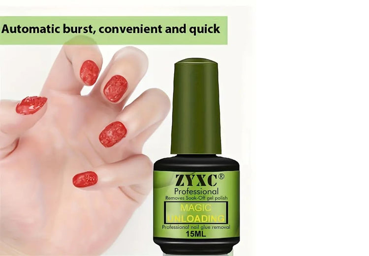 Professional Gel Nail Polish Remover, 15ml, Magic Unloading for Soak-Off Gel Polish Removal in 2-3 Minutes -2PK - Get Me Products