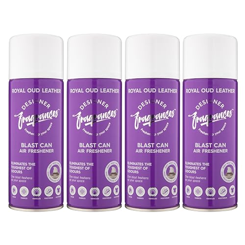 Designer Fragrances 6 Pack Favourites Bundle - Luxury Air Freshener Blast Cans - For Home & Vehicles – Natural Oils, Lasting Smell, Dry Mist Quick Release Spray – Deodorise & Neutralise Odours – 300ml - Get Me Products