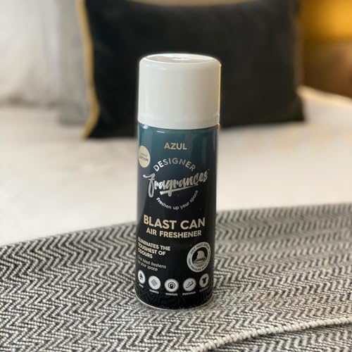 Designer Fragrances 6 Pack Favourites Bundle - Luxury Air Freshener Blast Cans - For Home & Vehicles – Natural Oils, Lasting Smell, Dry Mist Quick Release Spray – Deodorise & Neutralise Odours – 300ml - Get Me Products