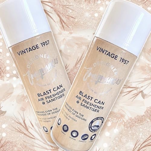 Designer Fragrances 6 Pack Favourites Bundle - Luxury Air Freshener Blast Cans - For Home & Vehicles – Natural Oils, Lasting Smell, Dry Mist Quick Release Spray – Deodorise & Neutralise Odours – 300ml - Get Me Products