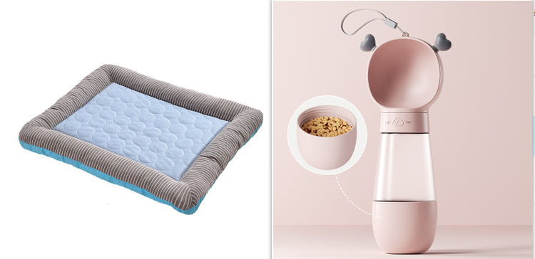 Pet Cooling Pad Bed For Dogs Cats Puppy Kitten Cool Mat Pet Blanket Ice Silk Material Soft For Summer Sleeping Blue Breathable - Get Me Products