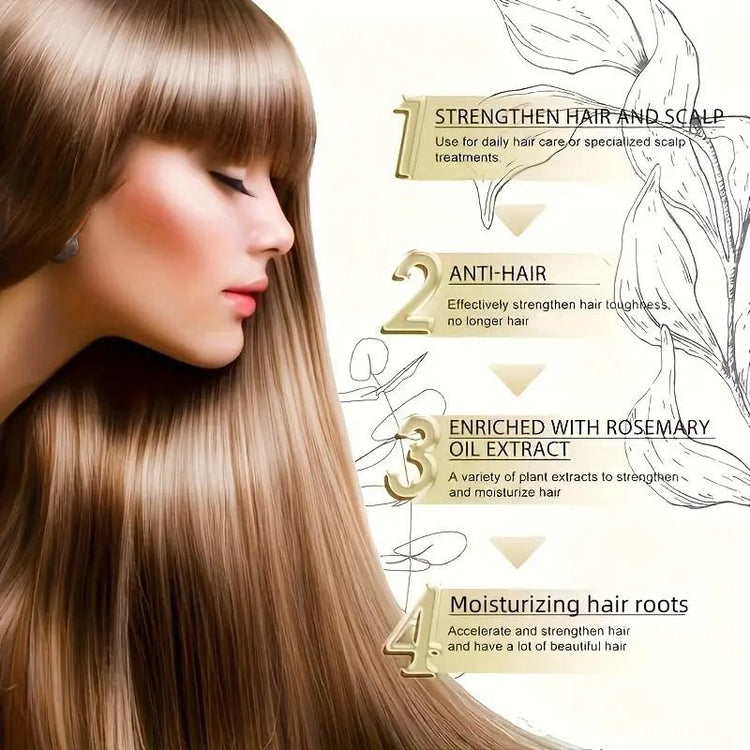 Lunoon Rosemary Hair Serum Oil Timeless Scent for Silky Smoothness Deep Nourishment & Hydration 60ml Haircare Lavender Olive Comfort Haircare Coconut - Get Me Products
