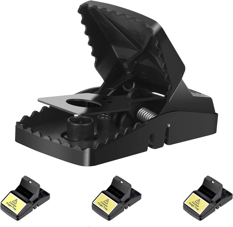 Mouse Traps, 6 Pack Heavy Duty Reusable Snap Traps That Kill Instantly, High Sensitive Mice Catcher, Safe and Effective Rodent Trap for Indoors Outdoors