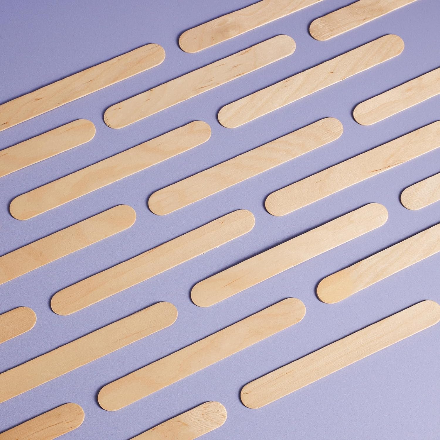 Premium Salon Quality Disposable Wooden Spatulas for Waxing, Pack of 100, Hygenic and Suitable for Warm and Hot Waxes