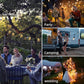 5M 20 LED Solar Powered Retro Bulb String Lights Garden Outdoor Fairy Party Lamp - Get Me Products