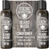 - Beard Shampoo and Conditioner - Natural Beard Wash & Beard Conditioner with Argan & Jojoba Oils - Softens & Strengthens - Gifts for Men - Peppermint & Eucalyptus - 2 X 300 Ml