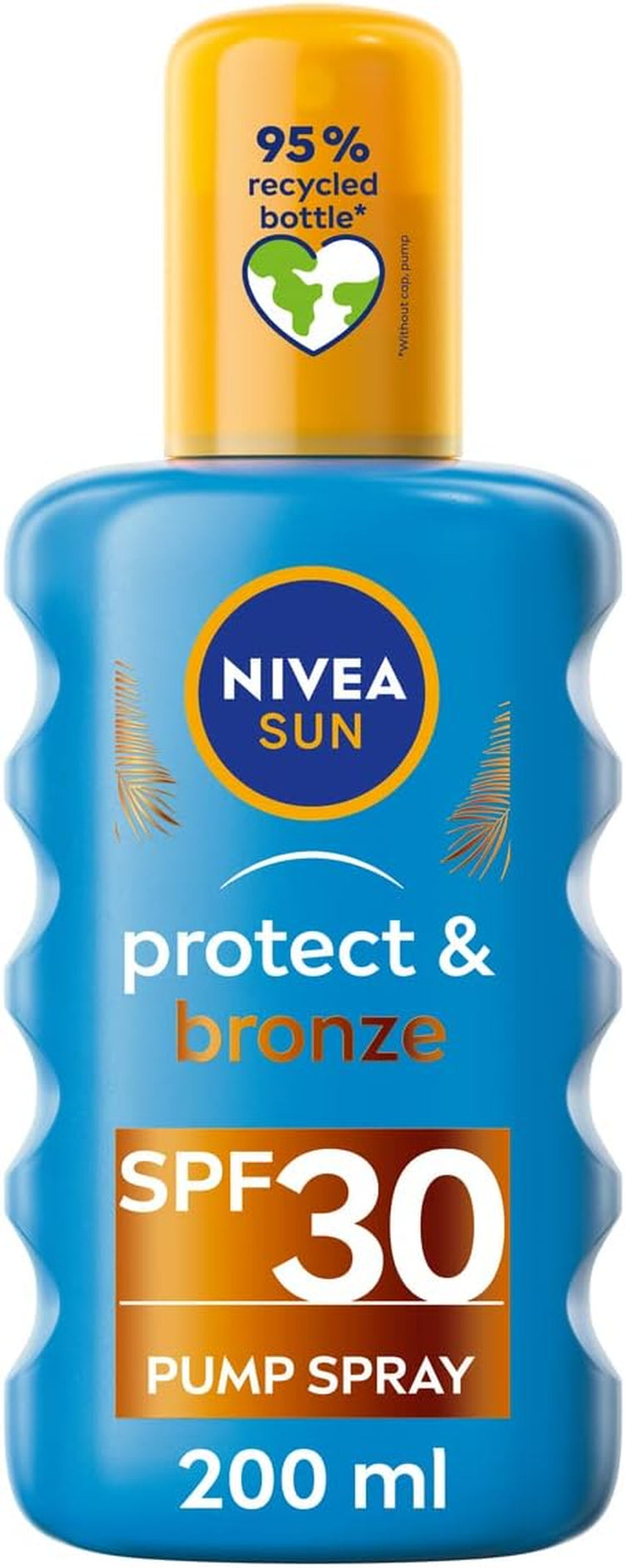 Protect & Bronze Sun Spray (200 Ml), Bronzing Tanning Lotion Spray with SPF30, Advanced Suncream Protection, Natural Pro-Melanin Extract (Packing May Vary)