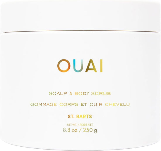 Revitalize Your Skin with St. Barts Scalp & Body Scrub - Foaming Coconut Oil Sugar Exfoliator for Deep Cleansing & Moisturizing, Paraben & Sulfate Free (8.8Oz)