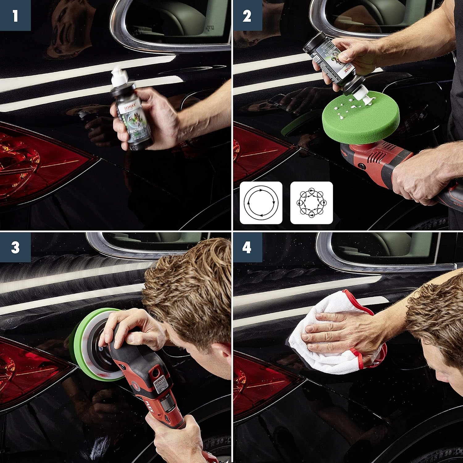 PROFILINE Perfectfinish High Gloss Polish - 250ml for Flawless, Hologram-Free Shine on Slightly Scratched Paintwork - Item No. 02241410