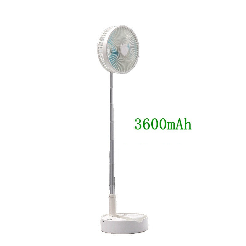 Usb Charging Portable Folding Lever Telescopic Floor Fan - Get Me Products