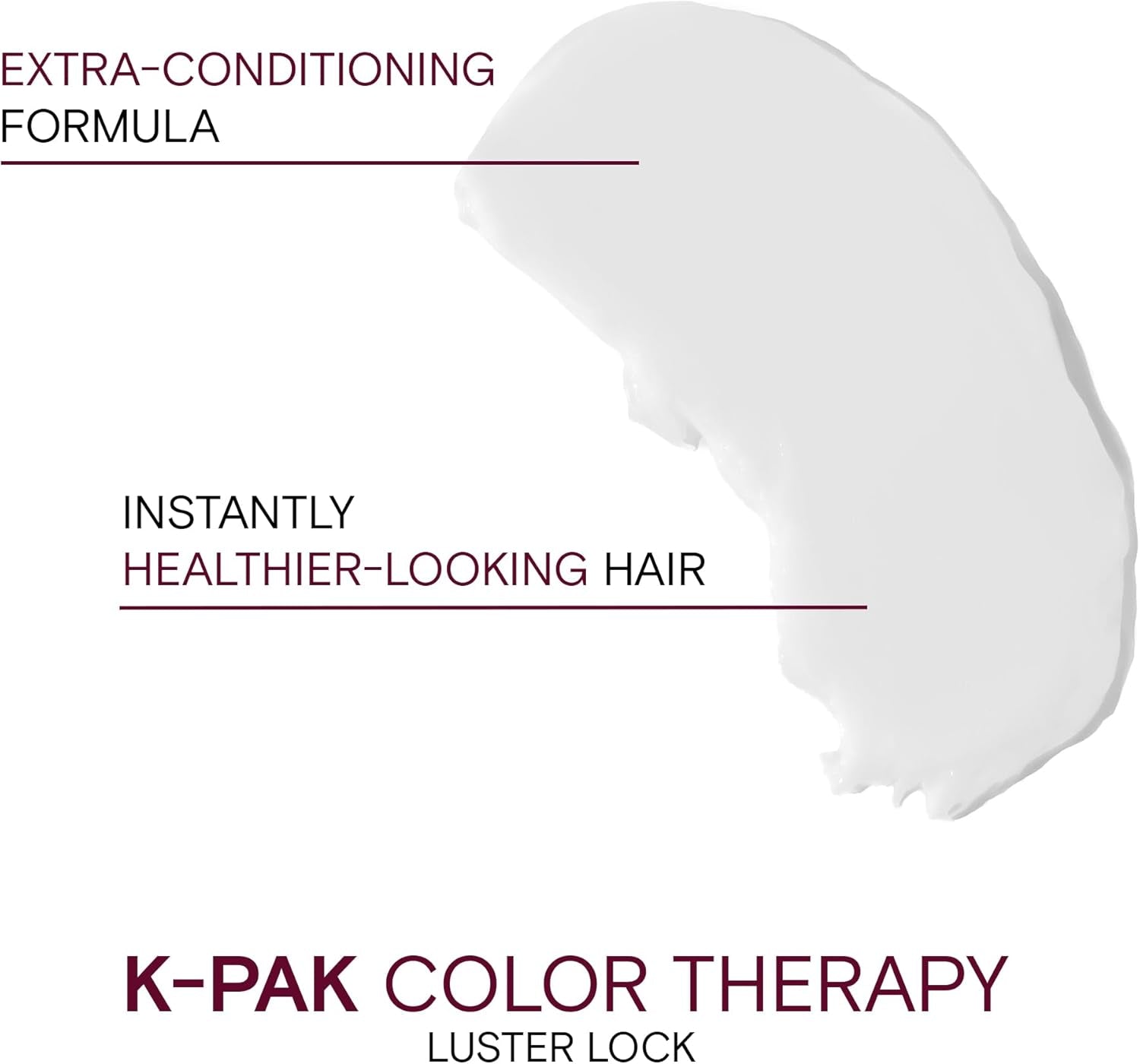 K-Pak Color Therapy Luster Lock Instant Shine & Repair Treatment - 500ml - Ultimate Hair Renewal & Gloss Boost