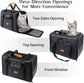 Cat Carrier, Portable Pet Carrier Bag for Cats and Small Dogs, Foldable Soft Sided Cat Transport Carrier, Airline Approved Pet Travel Carrier with Shoulder Strap, Removable Mat and Pet Bowl