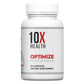 10X Health System Optimize Multivitamin for Men – 90 Capsules | 34-in-1 Methylated Formula, 5-MTHF, NAC, 800 mcg B12
