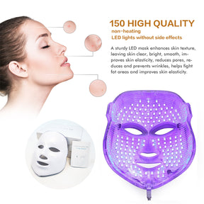 7 Colors LED Mask  LED Light Photon Face Mask - Get Me Products