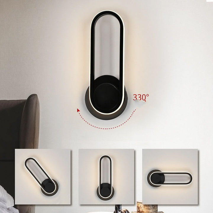 Bedside Bedroom Wall Lamp Indoor Rotatable Acrylic Led Wall Lamp - Get Me Products