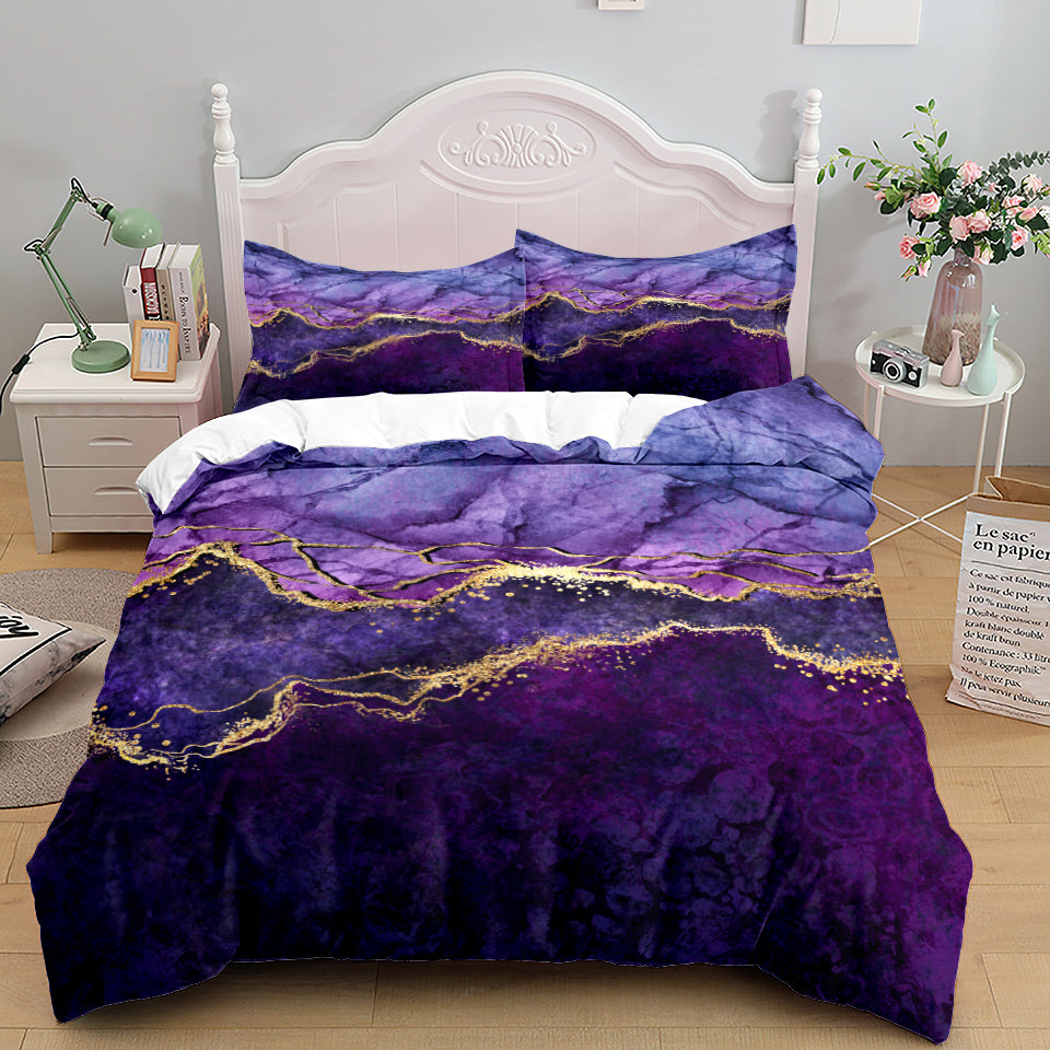 Bedding Home Textile Quilt Cover Three Piece Set - Get Me Products