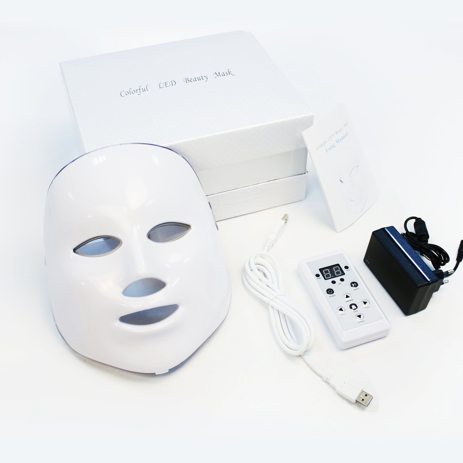 7 Colors LED Mask  LED Light Photon Face Mask - Get Me Products