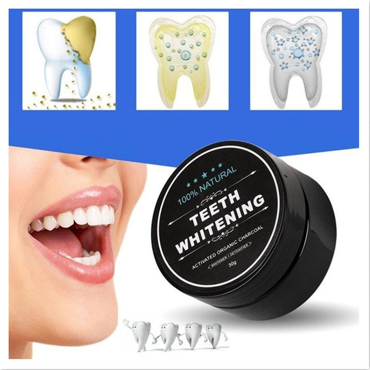 Charcoal Teeth Whitening Powder Activated Coconut Charcoal Teeth Whitening Charcoal Powder Oral Hygiene - Get Me Products