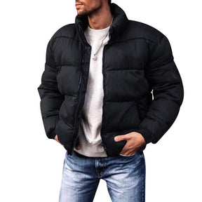 Coat Stand-up Collar Downcotton-padded Jacket Thickened Men's Cotton Jacket - Get Me Products