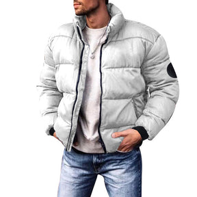 Coat Stand-up Collar Downcotton-padded Jacket Thickened Men's Cotton Jacket - Get Me Products