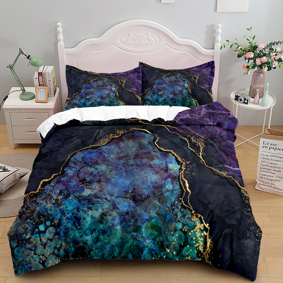 Bedding Home Textile Quilt Cover Three Piece Set - Get Me Products