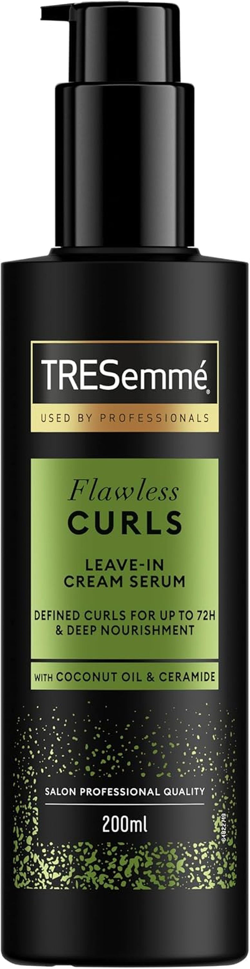 Flawless Curls Leave-In Cream Hair Serum Hair Treatment with Coconut Oil & Ceramide for Deep Nourishment & up to 72-Hour Curl Definition 200 Ml