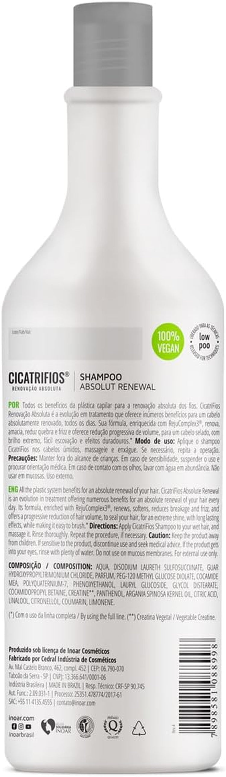 Revitalizing 1L Shampoo & Conditioner Duo for Hair Recovery