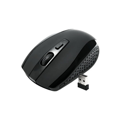 2.4GHz BLACK WIRELESS USB MOUSE SCROLL CORDLESS OPTICAL FOR PC LAPTOP UK - Get Me Products