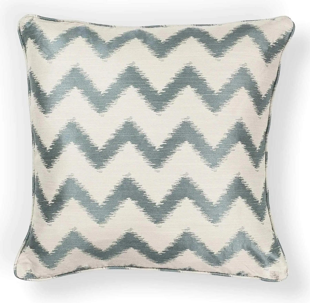 20" x 20" Polyester Ivory or Lt Blue Pillow Jade