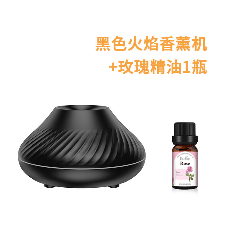 Optimize product title: 

3D Flame Aroma Diffuser with Colorful Air & USB Home Aromatherapy Humidifier - New Simulation Design - Get Me Products