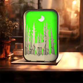 Woodcarving Light Creative Gift Minimalist Bedside Night Light Decoration Desktop Decoration Birthday Gift - Get Me Products