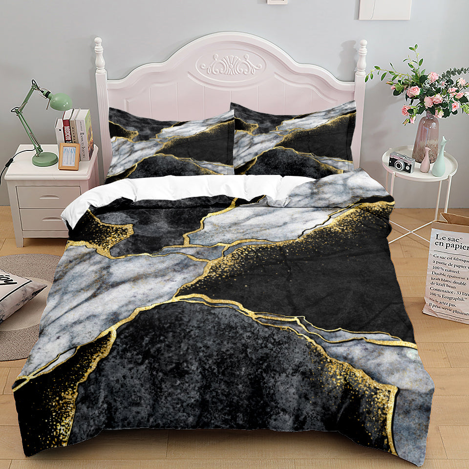 Bedding Home Textile Quilt Cover Three Piece Set - Get Me Products