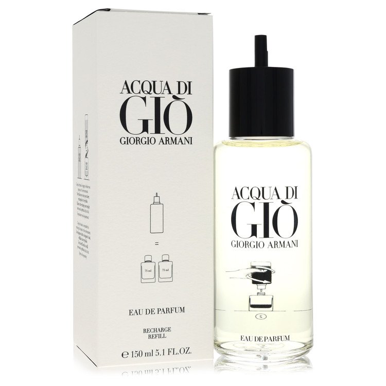 Acqua Di Gio by Giorgio Armani Eau de Parfum Refill 5.1 oz (150 ml) for Men