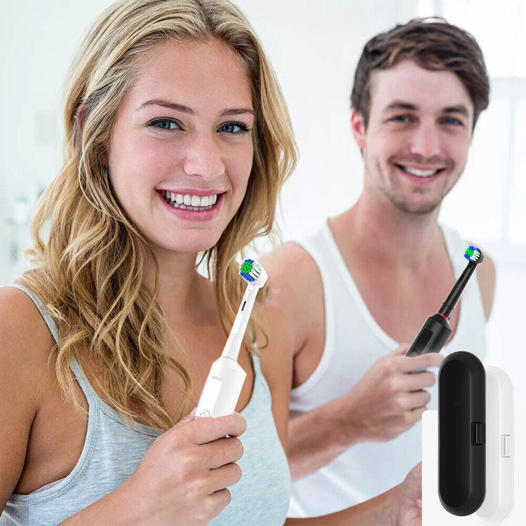 Toothbrush Electric Rechargeable Pro Rotating Brush Heads Timer Modes USB - Get Me Products