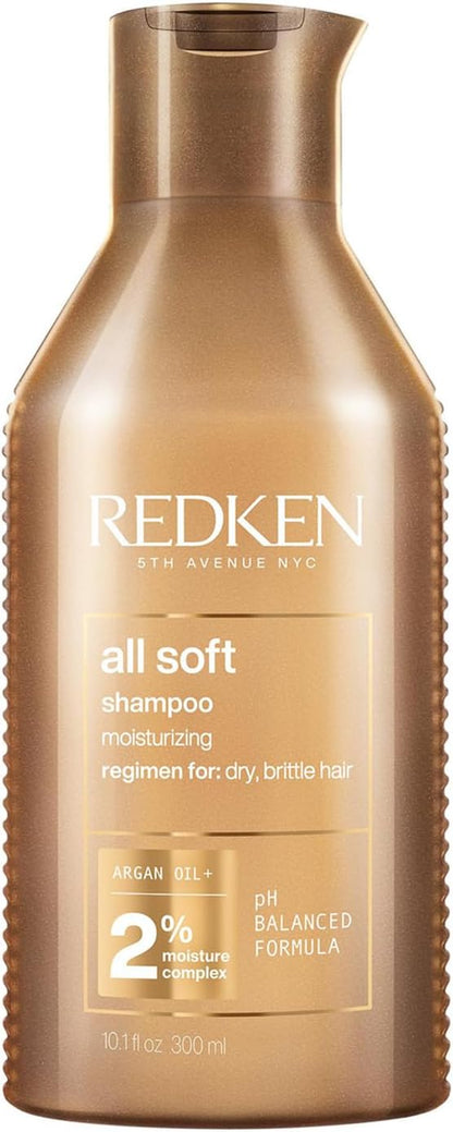 Shampoo, for Dry Hair, Argan Oil, Intense Softness and Shine, All Soft