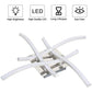 Ceiling Light 4 Wave Lights Modern Kitchen Living Room Bedroom Lamp LED Dimmable - Get Me Products