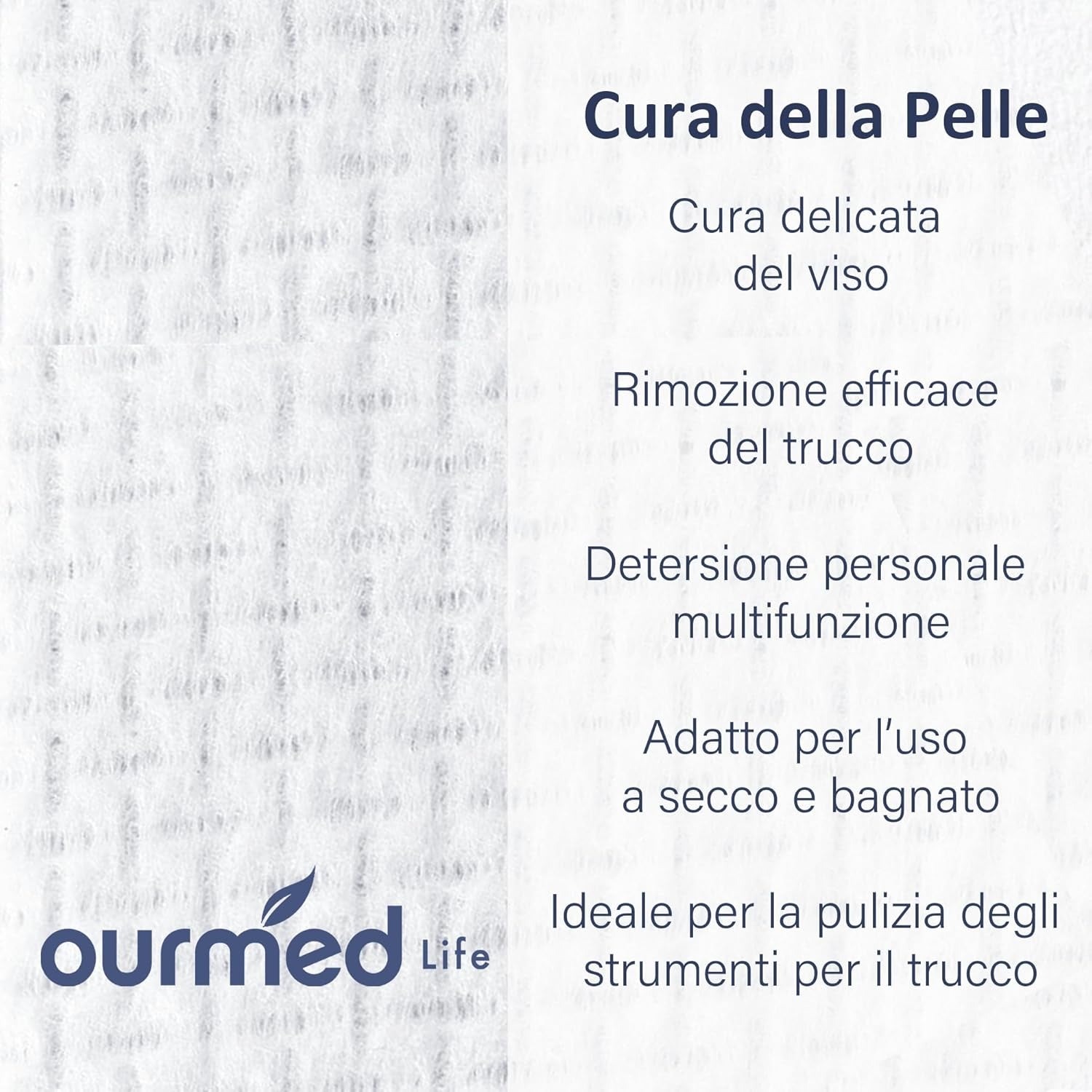 Eco-Friendly Disposable Face Towels - 100 Count Lint-Free Wipes for Sensitive Skin, Perfect for Cleansing, Skincare, and Makeup Removal