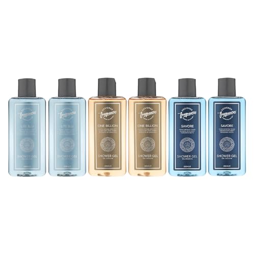 Designer Fragrances Lite Blu Men's Bundle - Each Package Includes 2 x 150ml Body Spray Deodorant Cans - 2 x 250ml Shower Gels - For Instant Freshness - Long Lasting Smell - Great Male Gift Sets