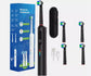 Toothbrush Electric Rechargeable Pro Rotating Brush Heads Timer Modes USB - Get Me Products