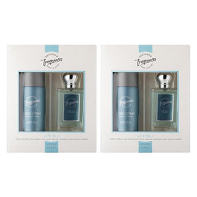 Designer Fragrances Ventus Male Twin Gift Set - Includes 2 x 150ml Body Spray Deodorant Cans, 2 x 50 ml Men’s Eau De Parfum Aftershave Sprays - For Instant Freshness on The Go - Long Lasting Smells