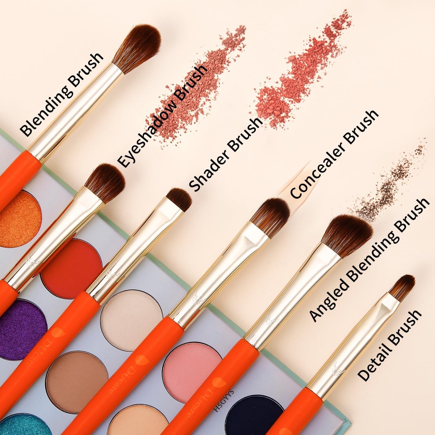 9-Piece Deer Series Makeup Brush Set with Bag - Perfect for Foundation, Blending, Blush, and Eyeshadow!